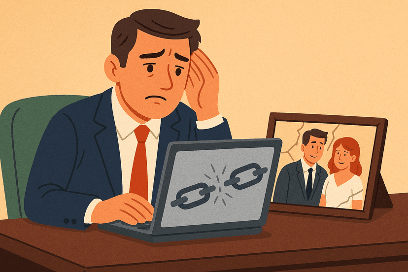 How a 7-figure exec lost his marriage