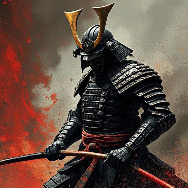 Ultra-prideful samurai forced to accept help from strangers