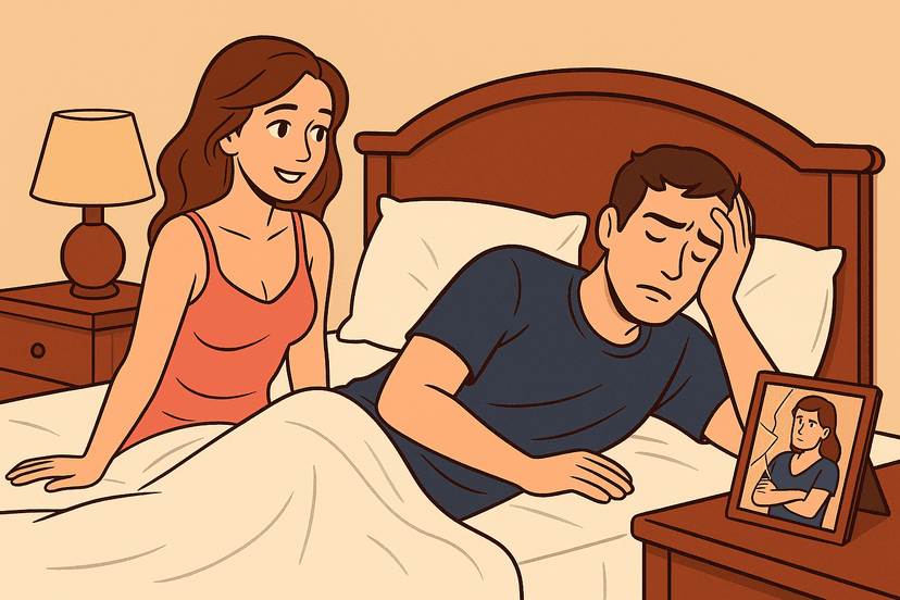 When wifey's ready but you're "tired"...